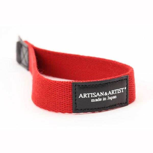 Artisan & Artist ACAM-295 Woven Cloth Wrist Camera Strap (RED)