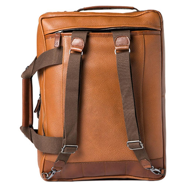 Barber Shop "Undercut" Convertible Camera Bag (Grained Leather, Brown)