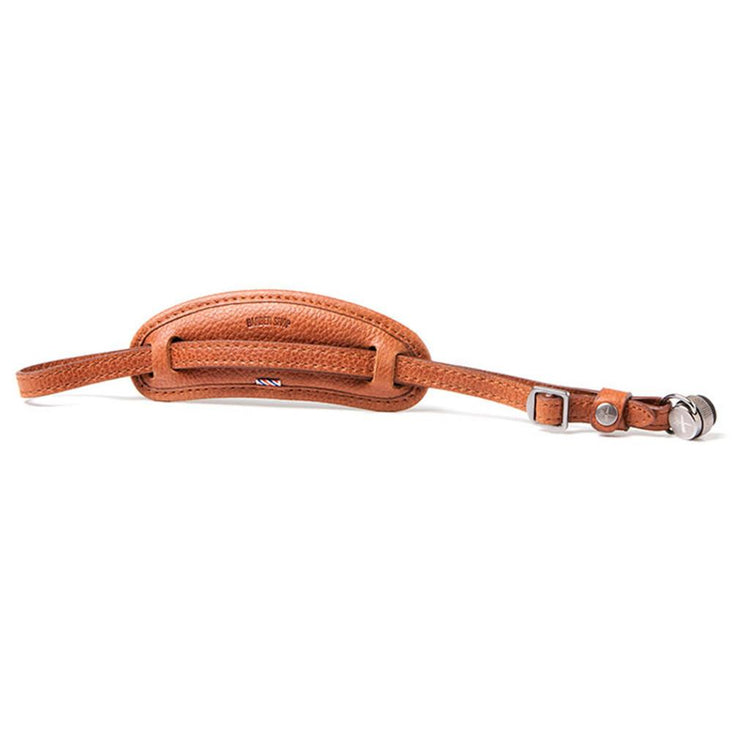 Barber Shop "Tight Contour" Camera Hand Strap (Grained Brown Leather)