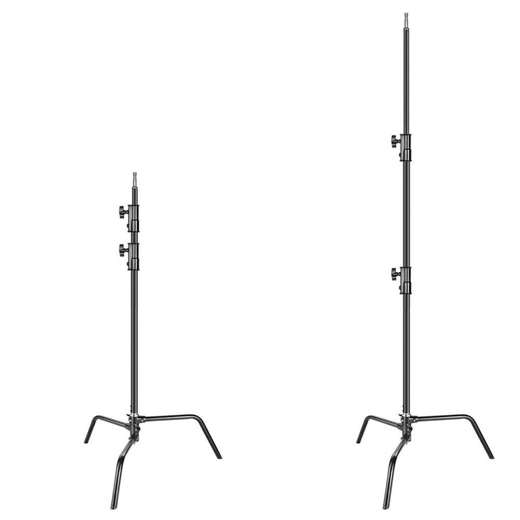 Black Heavy Duty Photographic C-Stand Stand Only (Max Load 10kg)