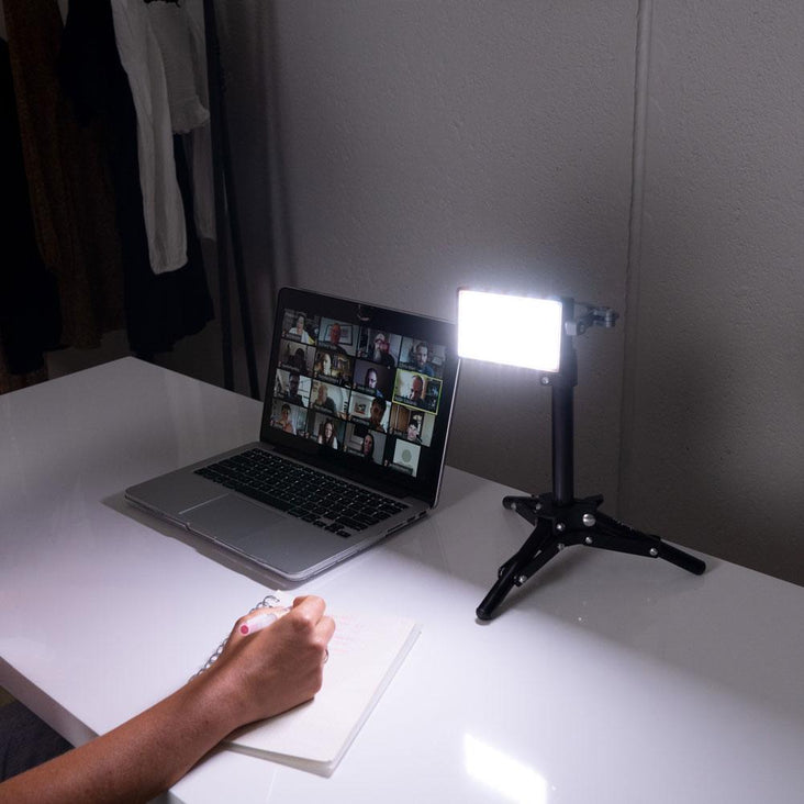 Boling BL-P1 Desktop 'Stay Home' Skype Video Setup with RGB Light & Desk Stand - Bundle