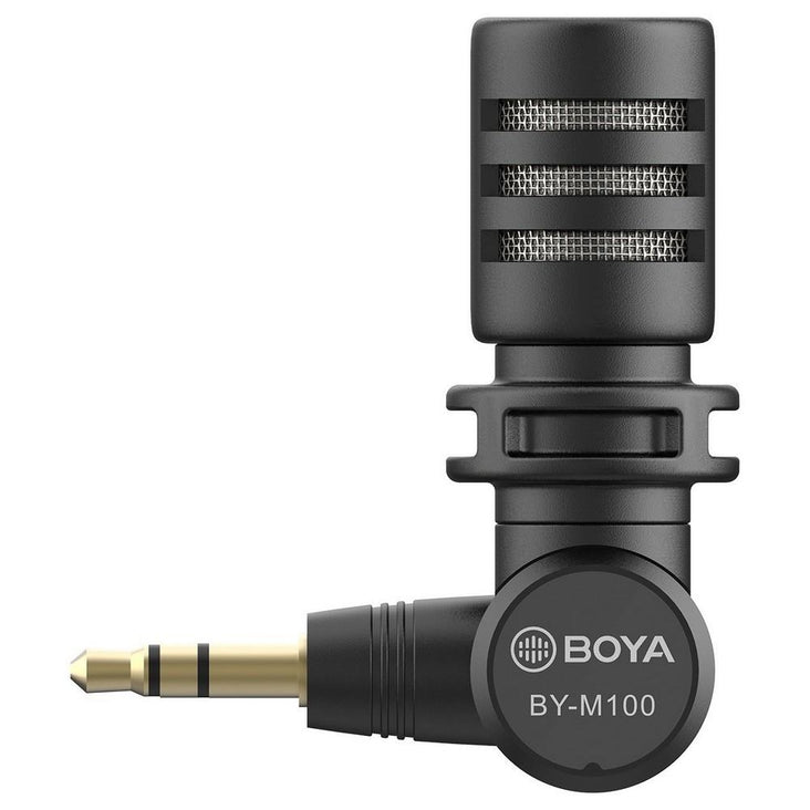 BOYA BY-M100 Plug & Play Microphone (3.5mm) for DSLR, Camcorder & Recorder