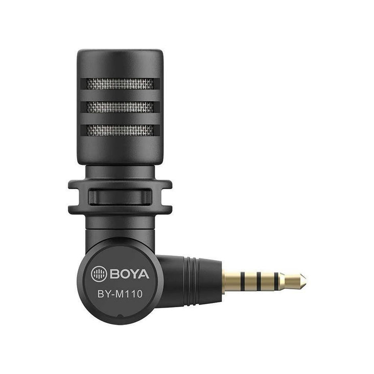 BOYA BY-M110 Ultracompact Condenser Microphone with 3.5mm TRRS Plug
