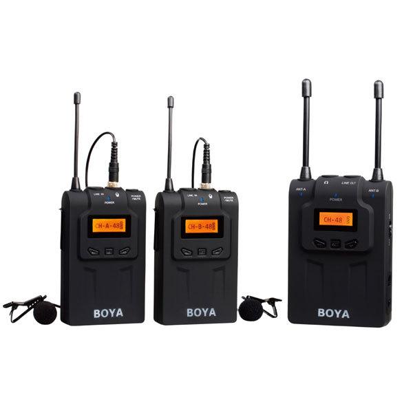 Boya BY-WM8 Dual Channel UHF Wireless Microphone System