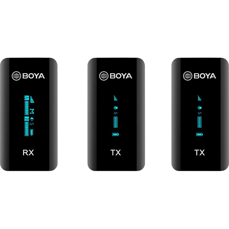Boya BY-XM6-S2 Ultra-compact 2.4GHz Wireless Microphone Kit