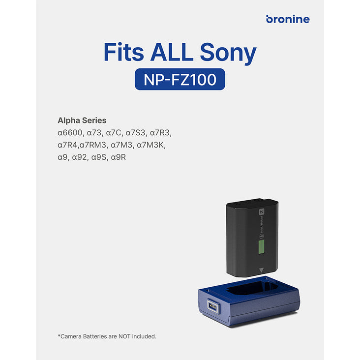 Bronine Sony NP-FZ100 Camera Battery Charging Plate