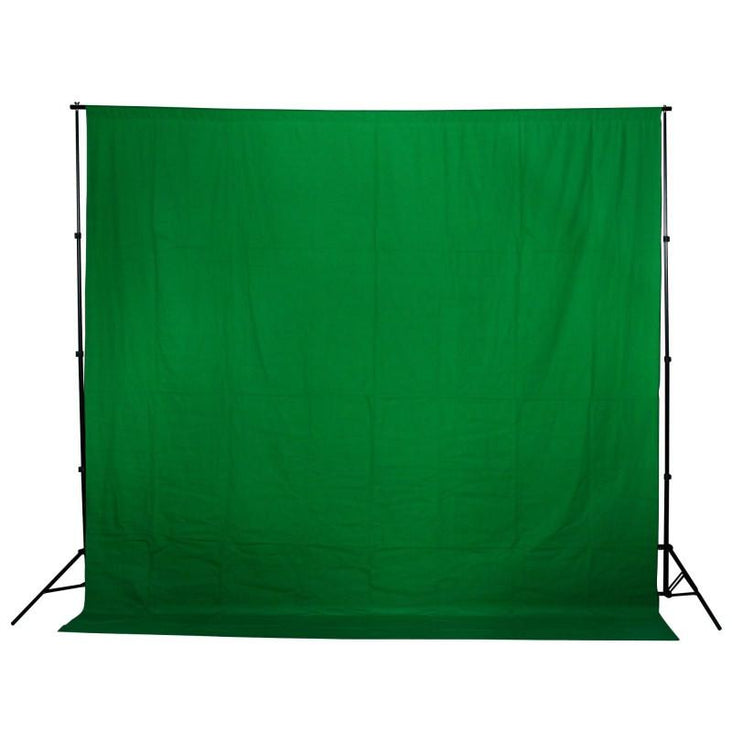 Chroma Key Green Screen 3m x 5m Cotton Muslin Studio Backdrop