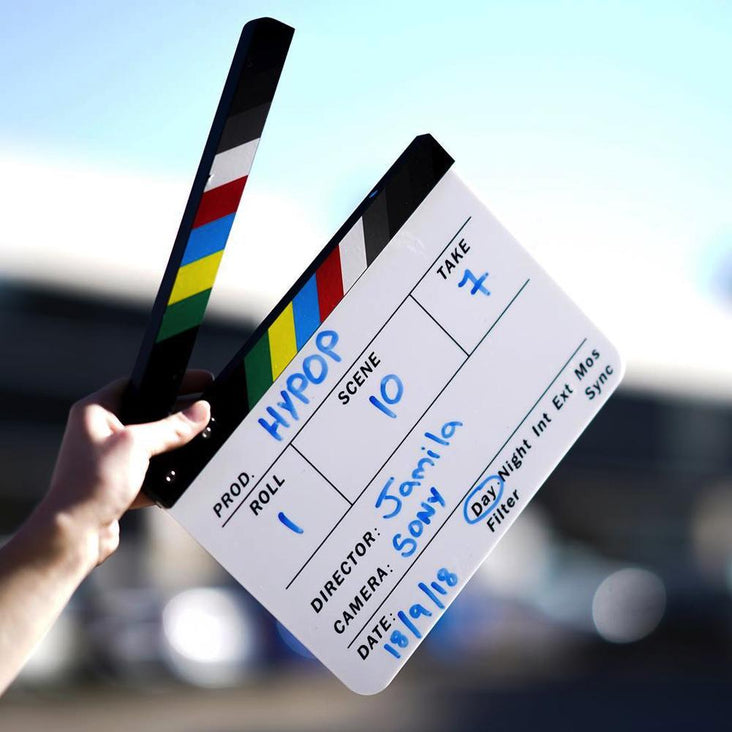 Director’s Acrylic Production Slate Clapperboard