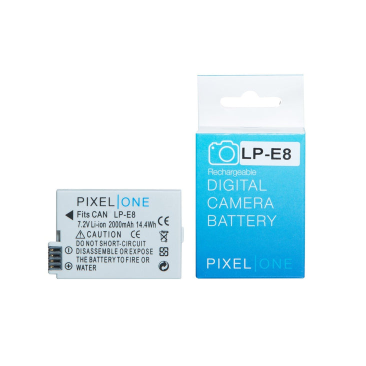 Pixel One Li-ion Battery Replacement for Canon LP-E8