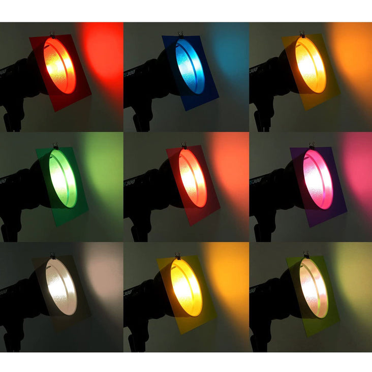 Creative Colour Correction Gel Set for Studio Strobes and LED Panels (30cmx21cm)
