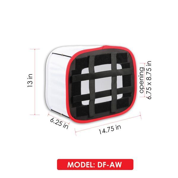 D-Fuse Collapsable White Softbox for LED Light Panels DF-1AW (6.27" x 8.75")