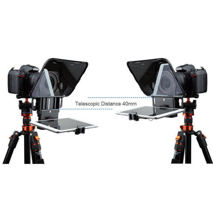 DESVIEW T3 Teleprompter for Smartphone/Tablet/DSLR with Remote Controller