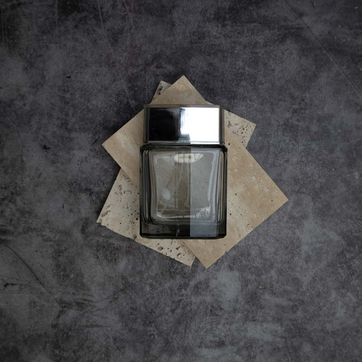 Flat Lay Instagram Backdrop - 'Coburg' Dark Textured Concrete (56cm x 87cm)