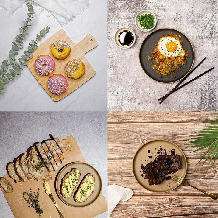 Flat Lay Instagram Backdrop - Foodie Blogger Basics 'Textured Bliss' (56cm x 87cm)