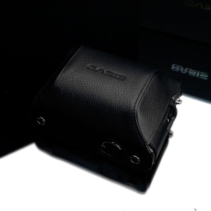 GARIZ HG-CCX100FBK Genuine Leather Add-On Cover Case for Fuji X100F Black