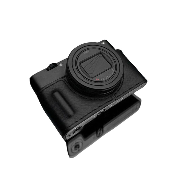 Gariz HG-RX100M6BK Leather Camera Half Case Black for Sony RX100M6 RX100VI