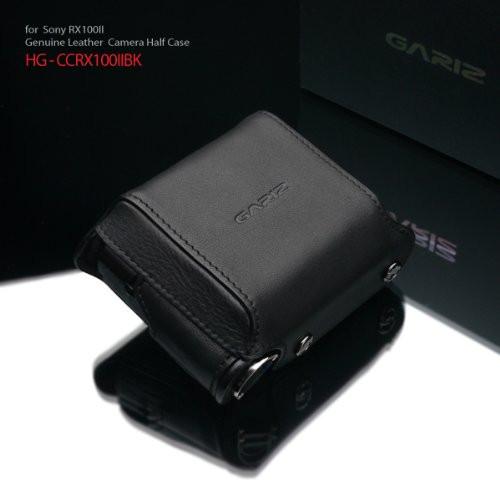 Gariz XA-CCRX100IIBK2 Black Leather Camera Cover for Sony RX100II