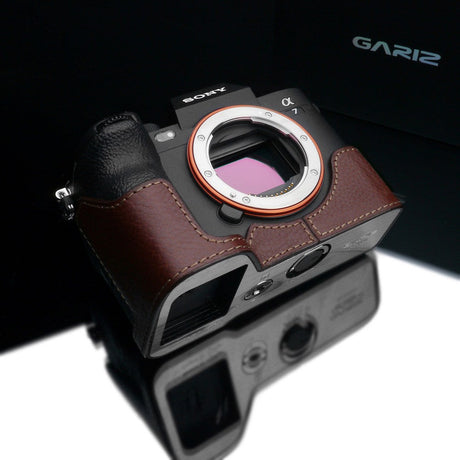 Gariz XS-CHA7M4BR Brown Leather Half Case for Sony A7 M4