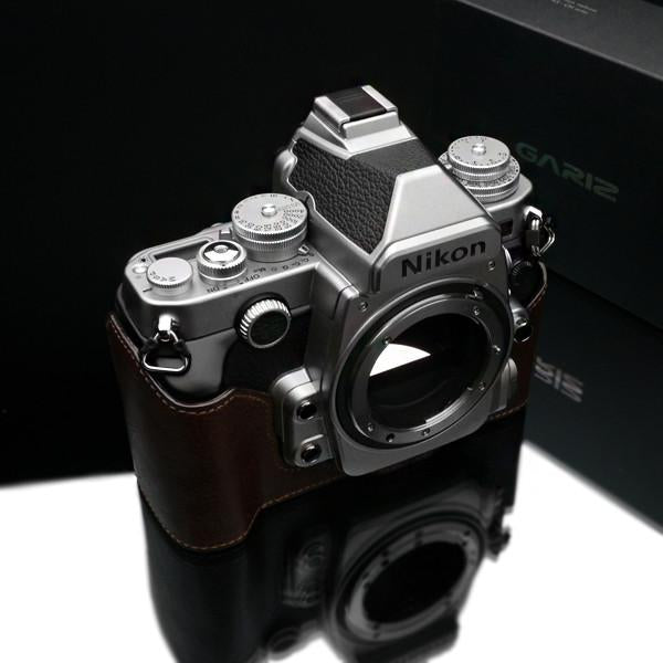 Gariz XS-CHDFBR Brown Leather Camera Half Case for Nikon DF