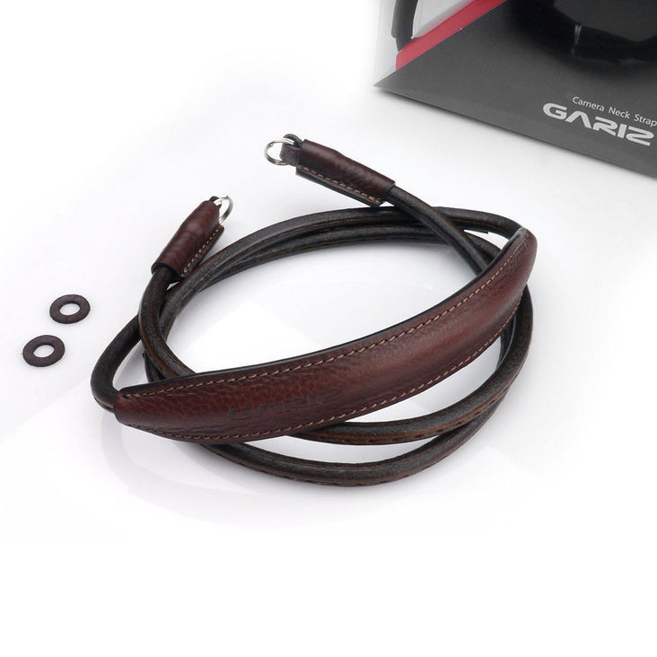 Gariz XS-CSNSBR Brown 80cm / 31.5" Leather Camera Neck & Shoulder Strap for Mirrorless Cameras