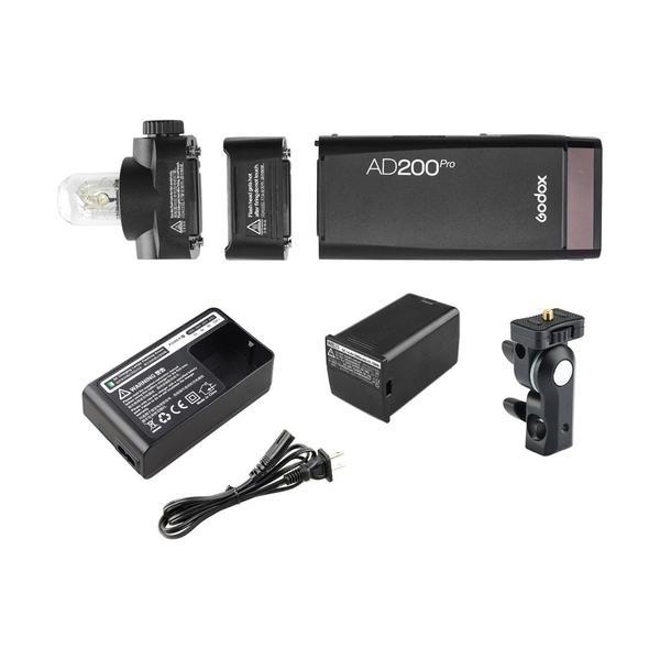 Godox 2 X AD200Pro Witstro 200W Cordless Portable TTL Strobes & Stand Kit with XPro Trigger (Optional Modifiers)