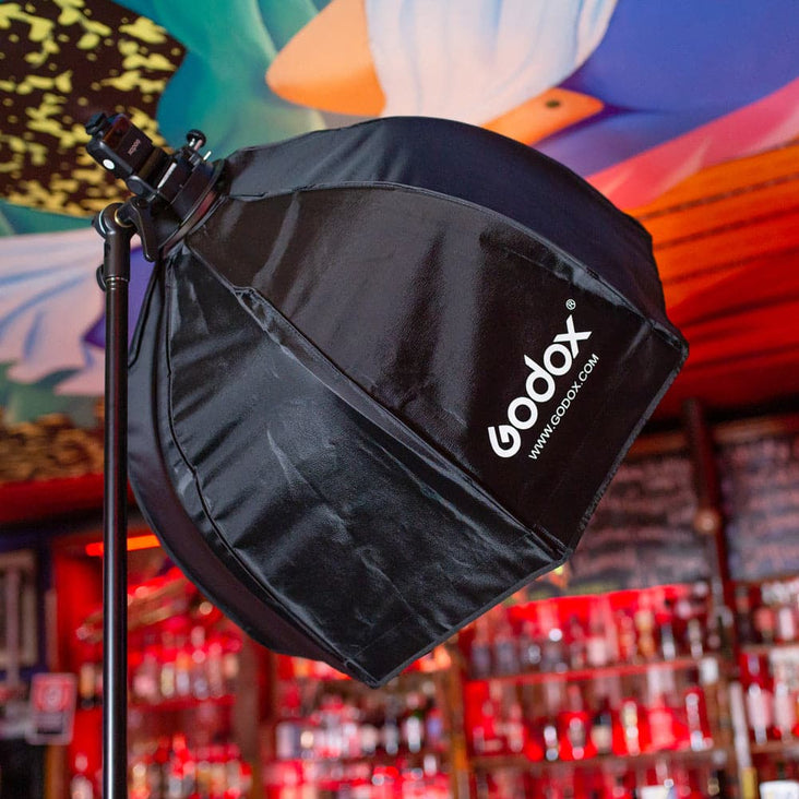 Godox 80cm / 31.5" Collapsible Octagon Softbox with Grid Light Modifier (Bowens)