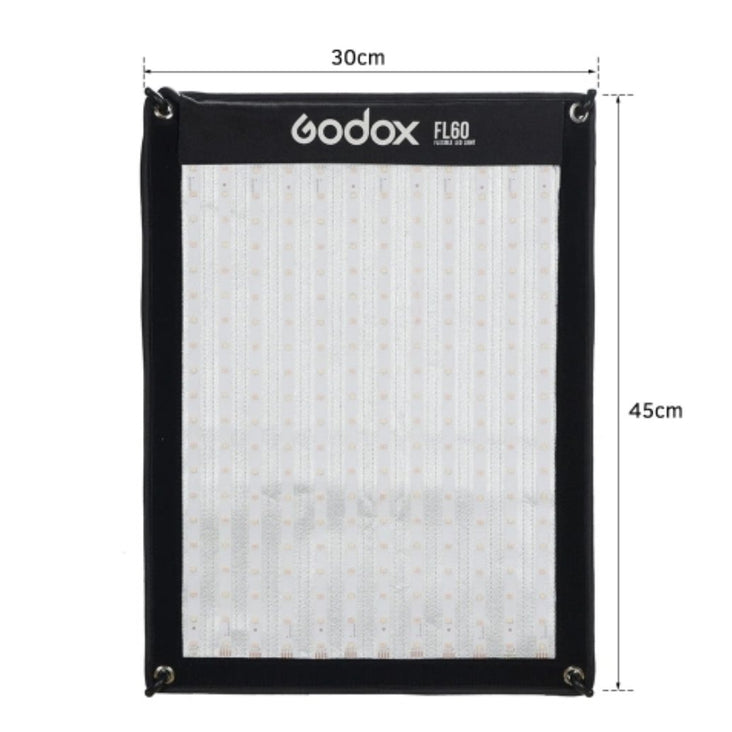 Godox FL60 60W Flexible LED Video Light 3300-5600K Bi-Colour Foldable Light