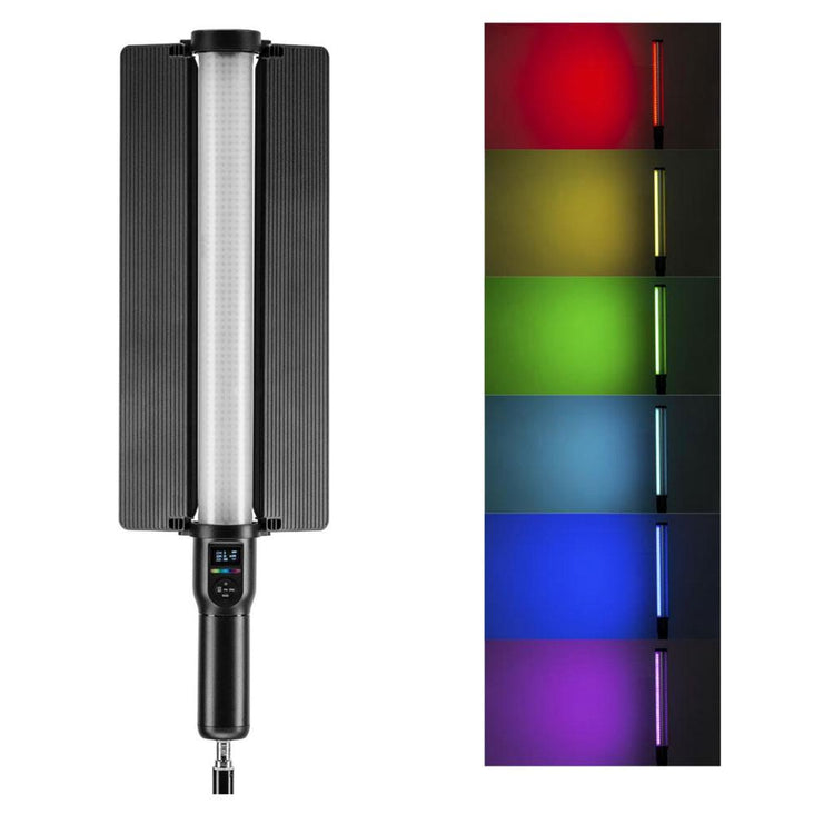 Godox LC500R RGB Continuous LED Light Stick with Barn Doors