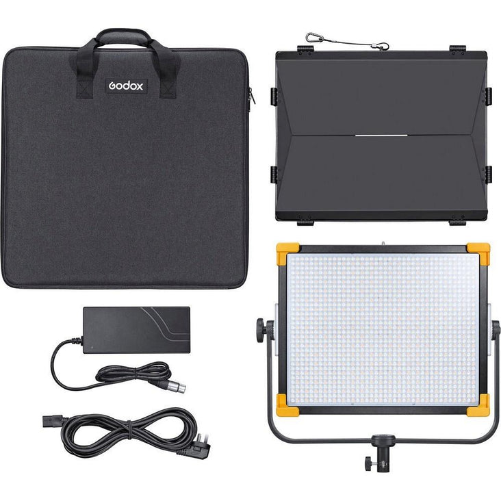 Cinematic Film RGB LED Video Lighting Kit with Dual Godox LD150RS & Stands - Bundle