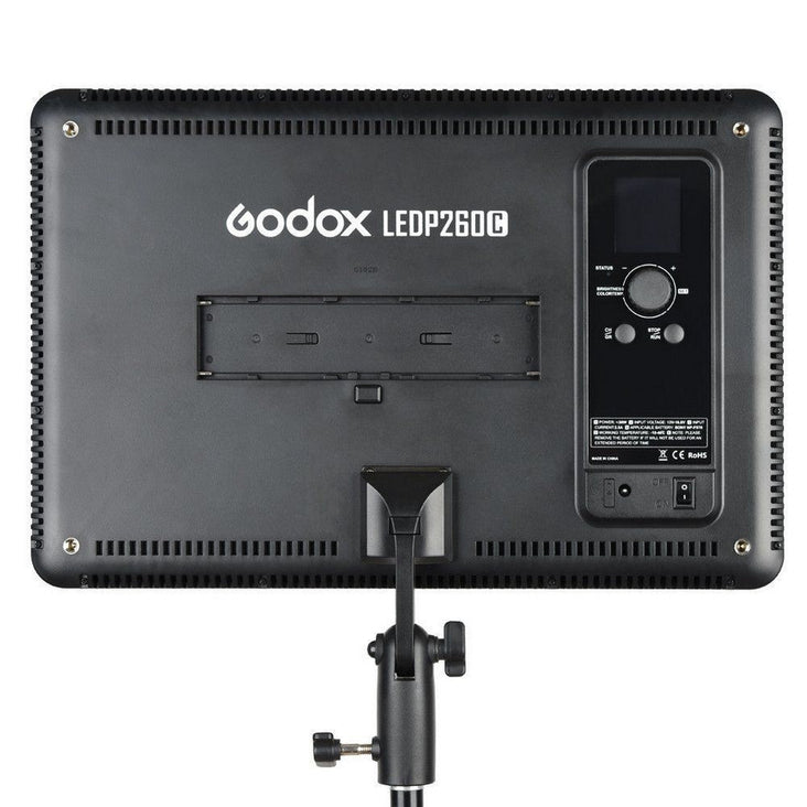 Godox LEDP260C Bi-Color LED Light Panel with Battery Plate