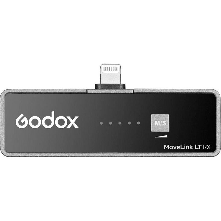 Godox MoveLink LT1 Compact Digital Wireless Microphone System for Smartphones & Tablets with Lightning (2.4 GHz)