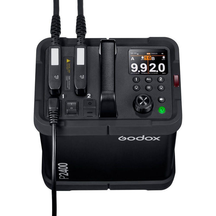 Godox P2400 Pack 2400ws 2 x 2400P Flash Head Kit - Bundle