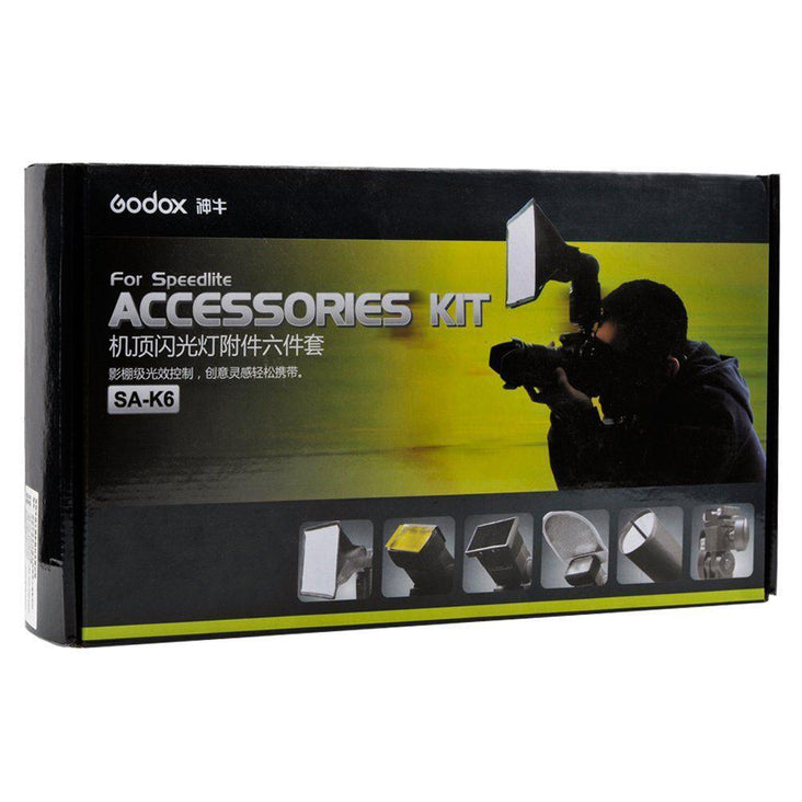 Godox SA-K6 6-in-1 Universal Speedlite Accessories Kit for Flash