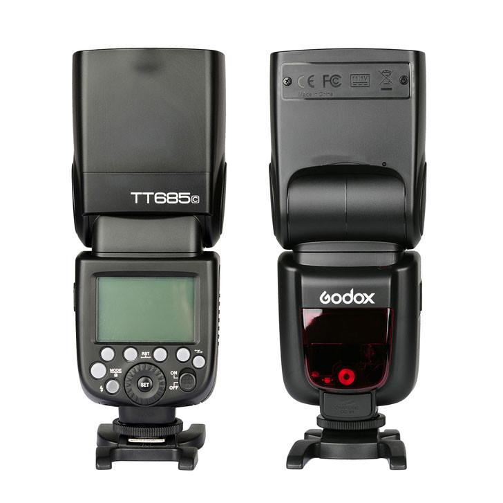 Godox TT685C 2.4G HSS 1/8000s TTL Speedlite Flash and X2 Trigger Kit for Canon