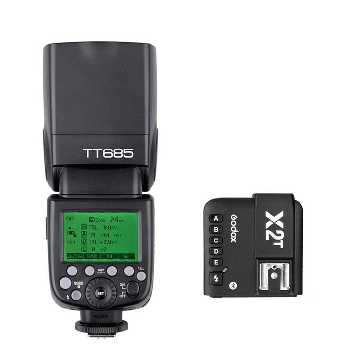Godox TT685O 2.4G HSS 1/8000s TTL Speedlite Flash and X2 Trigger Kit for Olympus - Bundle