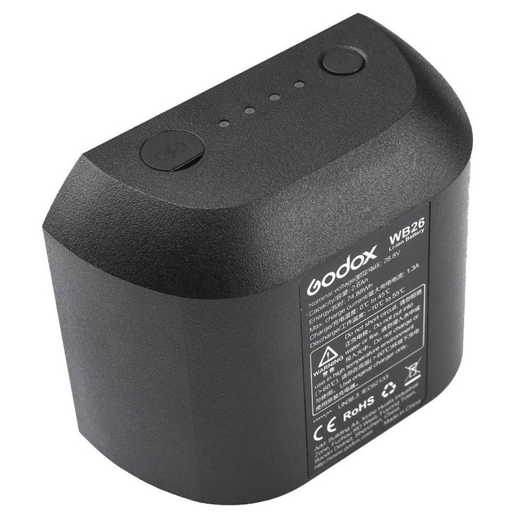 Godox WB26 Lithium Ion Battery for AD600Pro (2600mAH) (DEMO STOCK)