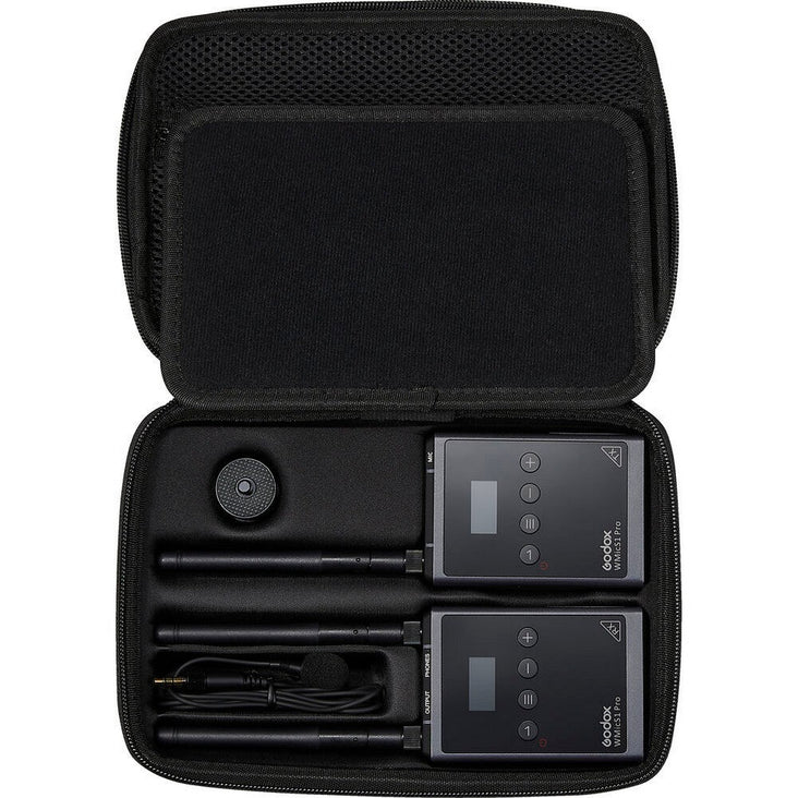Godox WMicS1 Pro Kit 1 Camera-Mount Wireless Omni Lavalier Microphone System (514 to 596 MHz)