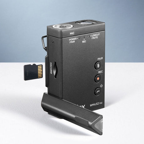 Godox WMicS2 UHF Compact 2-Person Wireless Microphone System for Cameras & Smartphones with 3.5mm (UHF) (EX-DEMO)