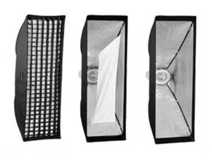 Hypop Rectangular Strip Soft Box With Grid (Bowens) (50cm x 160cm)