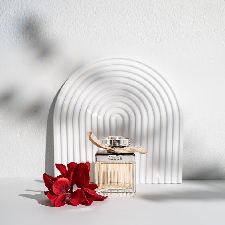 Grooved Arch Wave Photography Styling Handmade Plaster Props - 4 Pack (White Essence)