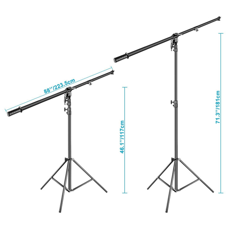 Heavy Duty Boom Stand with 4kg Counter Weight for Flash Strobes (Max Load 10kg)
