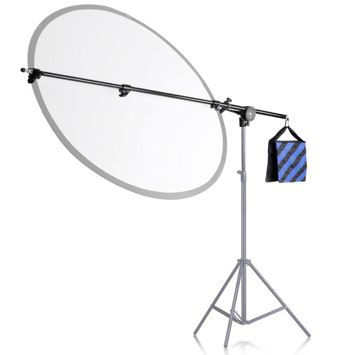 Hypop 2-in-1 Lighting and Reflector Boom Arm Set with Counterweight Sandbag