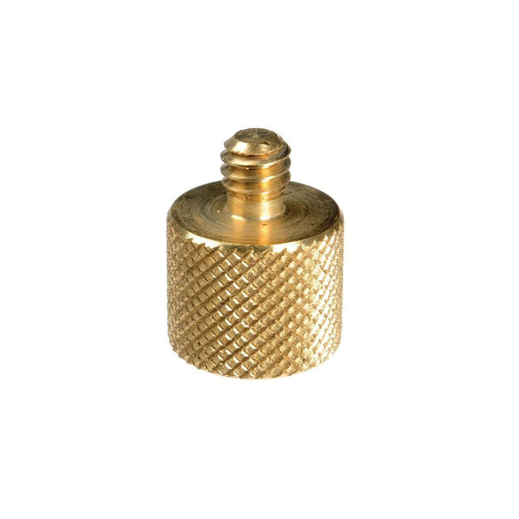 3/8" Female to 1/4" Male Gold Thread Adapter Converter Screw
