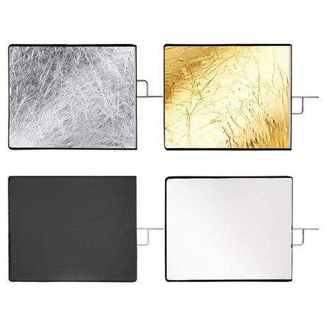 Metal Flag 4-in-1 75 x 90cm Panel Diffuser and Reflector for Boom Arm