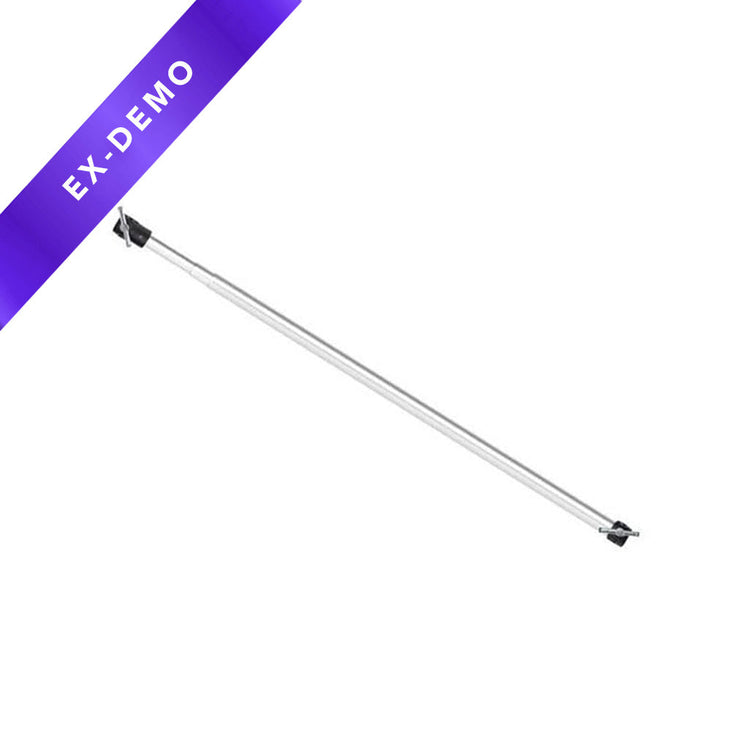 Spectrum Backdrop Stand Extendable Telescopic Crossbar Rod (1.2m - 3m) - Black / Silver (DEMO STOCK)