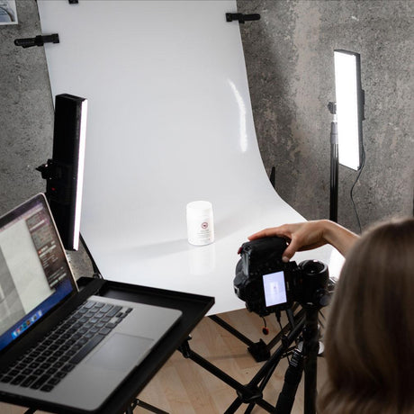 'Brand Builder' 100cm Product Photography Table & LED Lighting Kit - Bundle