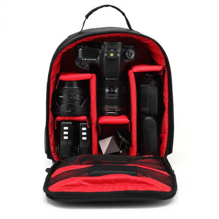 Durable Multi-Compartment Padded Camera and Accessories Bag