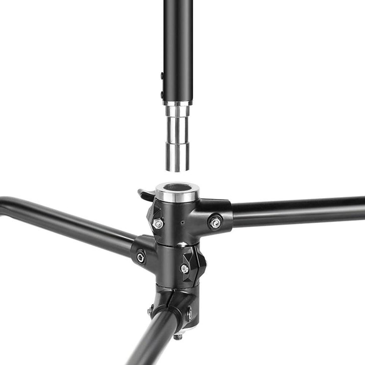 Heavy Duty Photographic Black C-Stand With Boom Arm (20kg Load)
