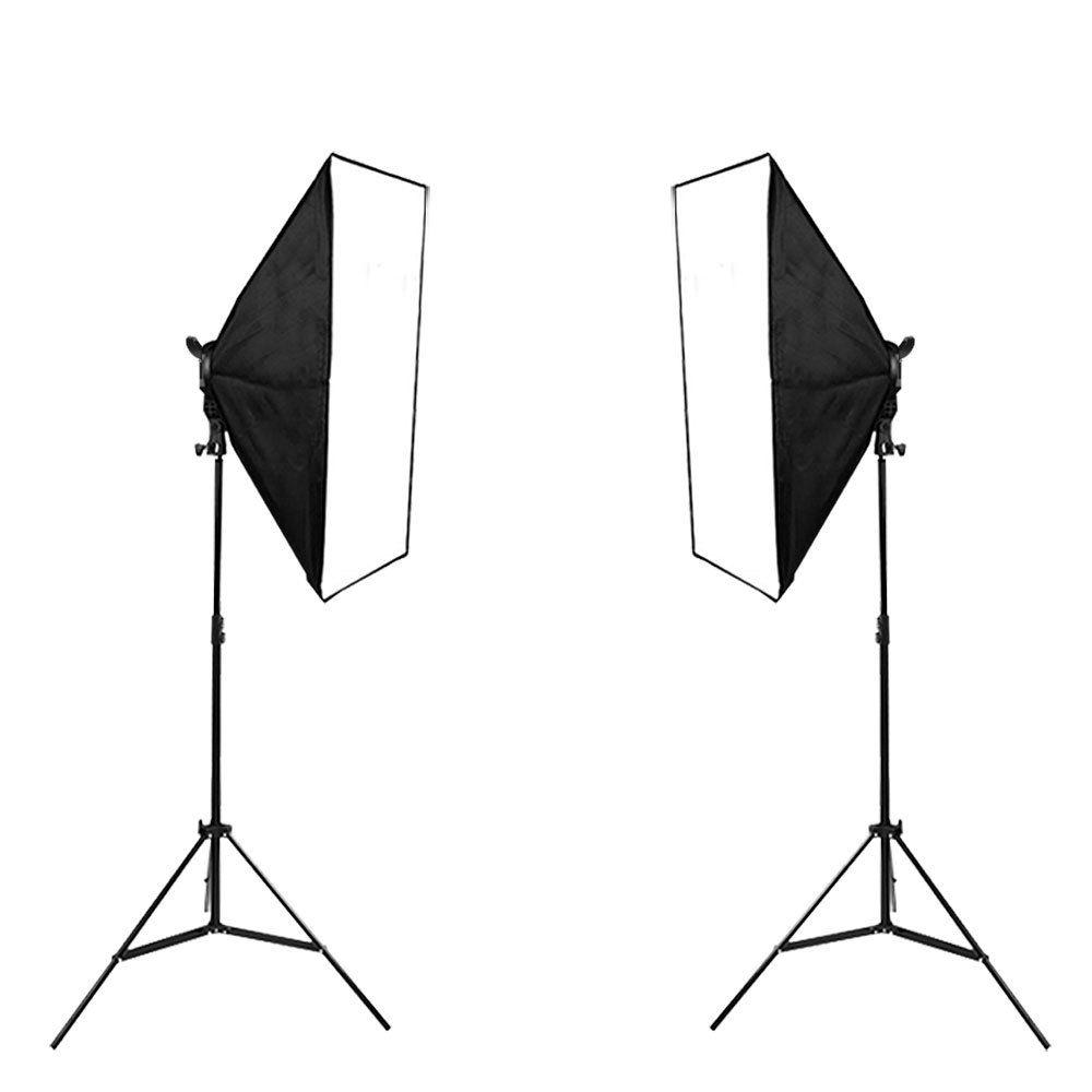 'Producer Pack' Double Rectangle Dimmable LED Softbox Lighting Kit – Hypop