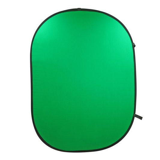 Chroma Key Nylon Green/Blue Double Sided Pop Up Backdrop with Stand and Peg Kit (1.5 x 2.1M) - Bundle